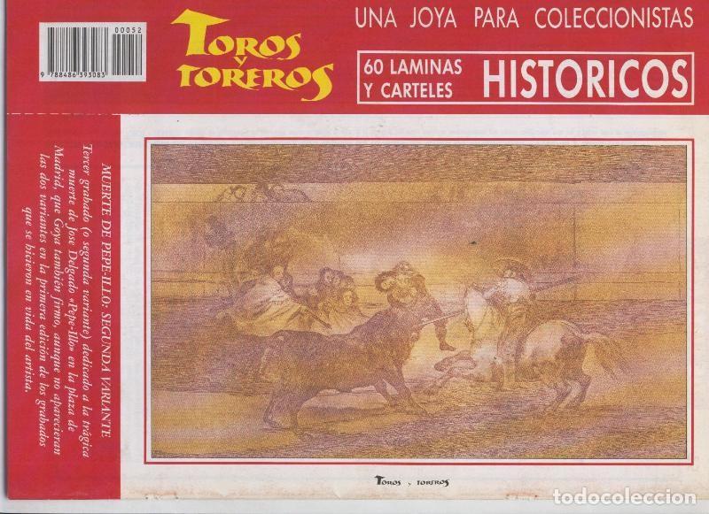 Postkarten: Lamina de La Lidia modelo 52: Muerte de Pepe Illo en Madrid ilustrado por Goya - Varios