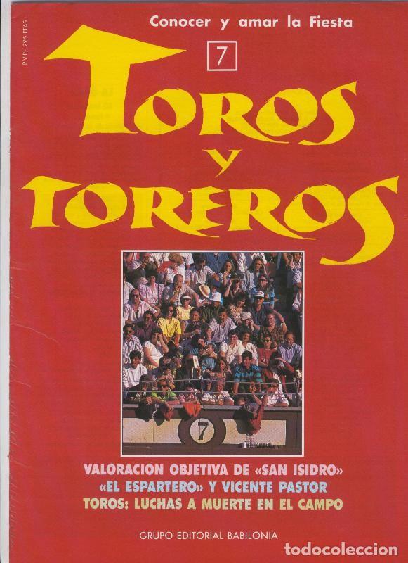 Postkarten: Portada fasciculo Toros y Toreros numero 07 - Varios