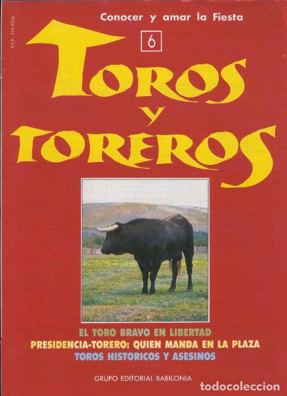 Postkarten: Portada fasciculo Toros y Toreros numero 06 - Varios