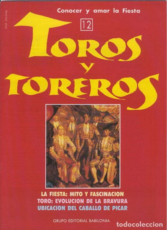 Postkarten: Portada fasciculo Toros y Toreros numero 12 - Varios