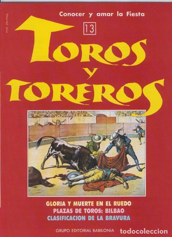 Postkarten: Portada fasciculo Toros y Toreros numero 13 - Varios