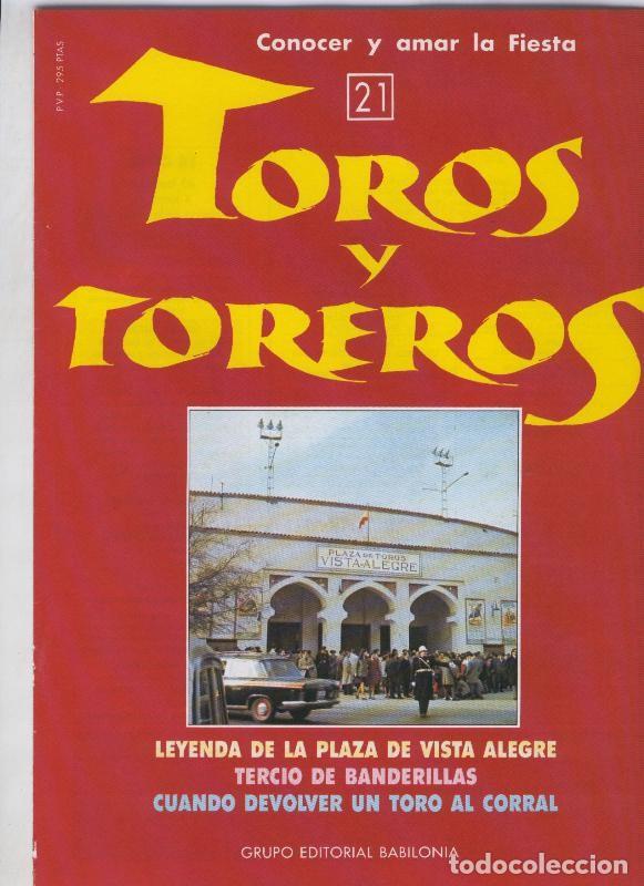 Postkarten: Portada fasciculo Toros y Toreros numero 21 - Varios