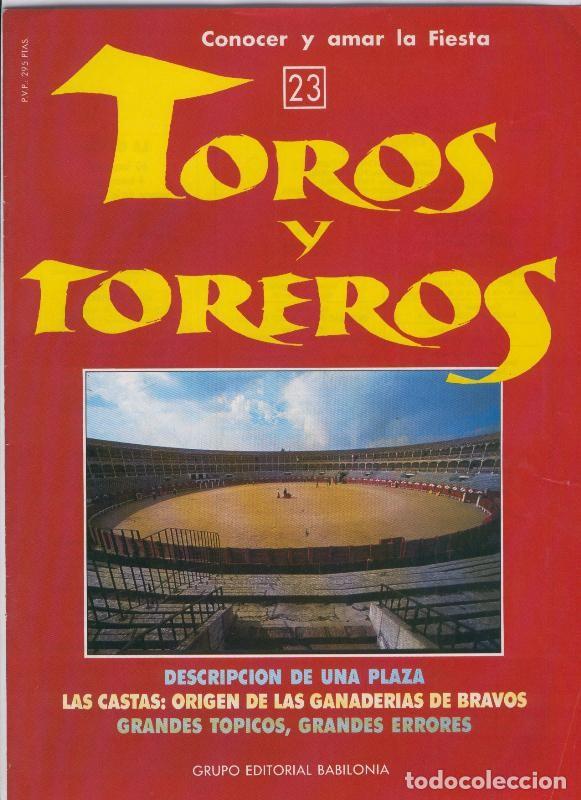 Postkarten: Portada fasciculo Toros y Toreros numero 23 - Varios