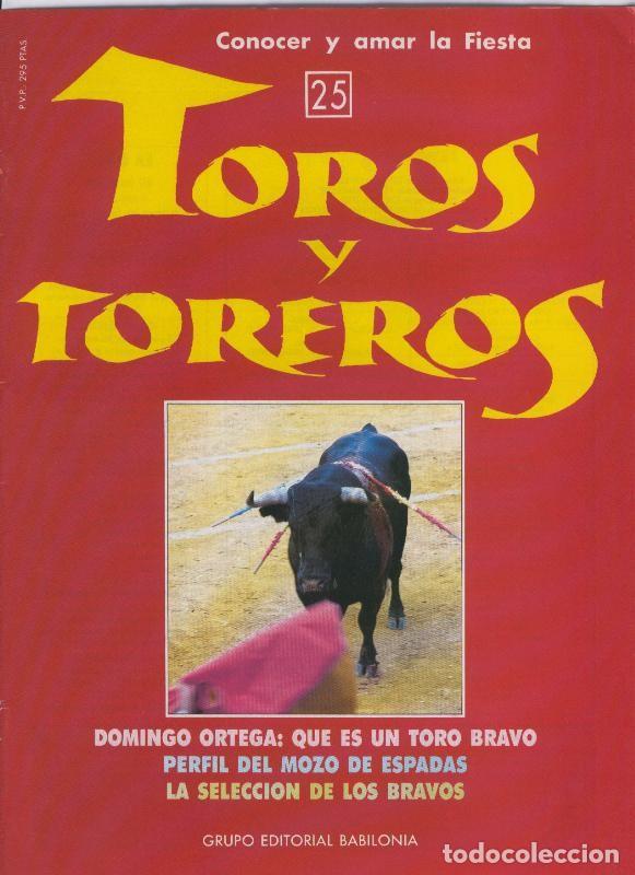 Postkarten: Portada fasciculo Toros y Toreros numero 25 - Varios