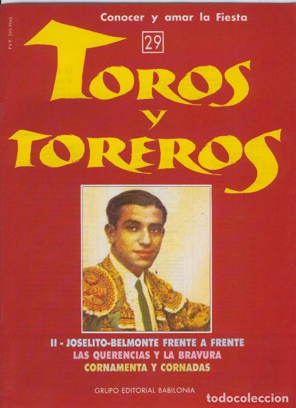 Postkarten: Portada fasciculo Toros y Toreros numero 29 - Varios