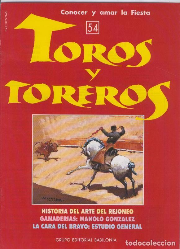 Postkarten: Portada fasciculo Toros y Toreros numero 54 - Varios