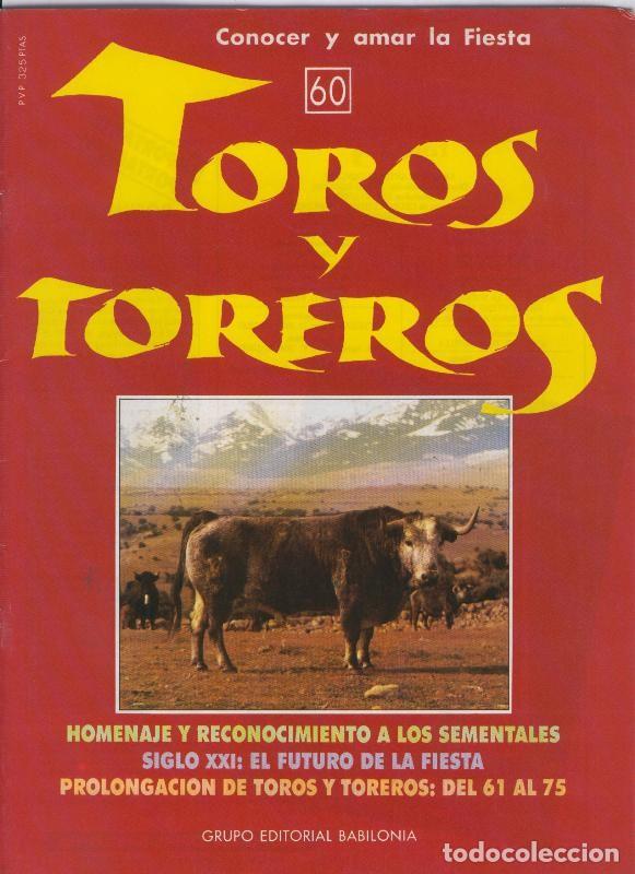 Postkarten: Portada fasciculo Toros y Toreros numero 60 - Varios