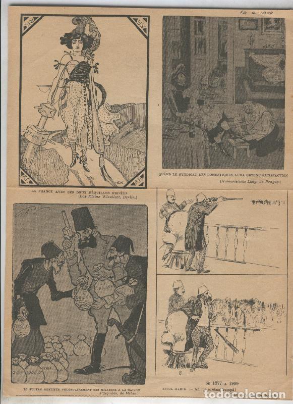 Postkarten: Le Rire a L,etranger fechado 19.6.1909 - Varios