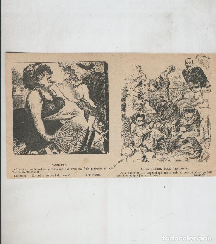 Postkarten: Le Rire a L,etranger fechado 20.3.1909 - Varios