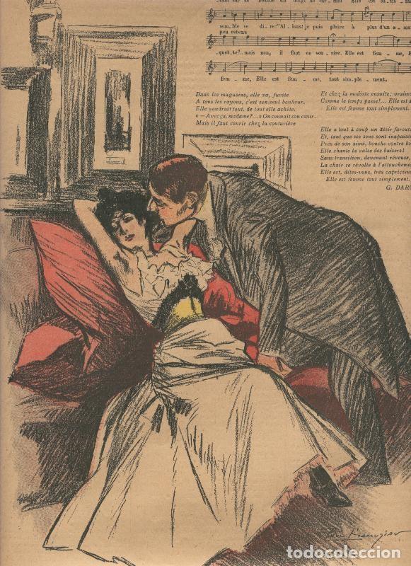 Postais: Lamina numerada 041: Pagina publicacion Gil Blas del 19 janvier 1900 - Varios