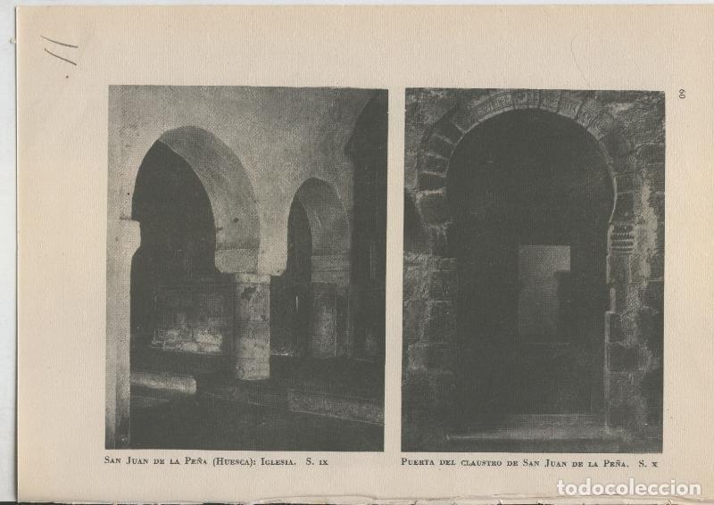 Postales: Arte Hispanico lamina numerada 011: Iglesia de San Juan de la Pe&ntilde;a, Huesca - Varios