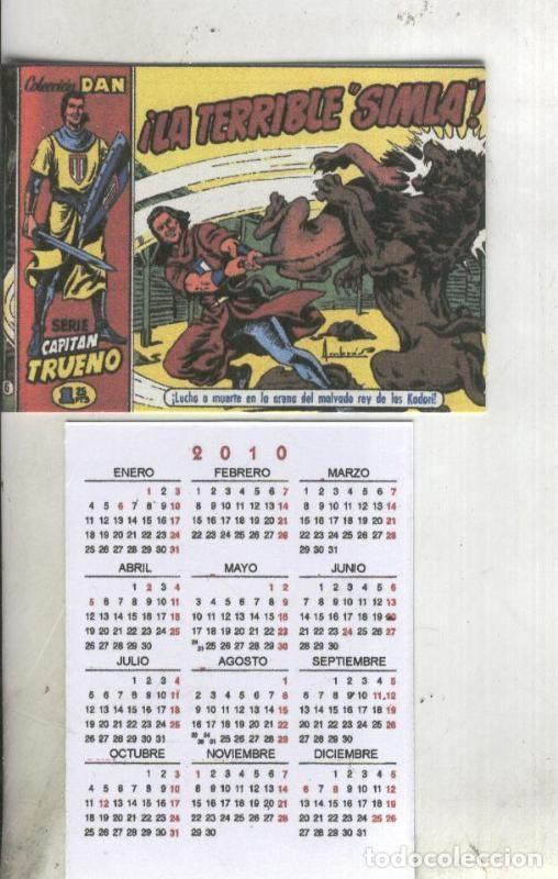 Postkarten: Calendario bolsillo 2010: El Capitan Trueno portada numero 006 - Varios