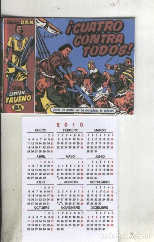 Postkarten: Calendario bolsillo 2010: El Capitan Trueno portada numero 009 - Varios
