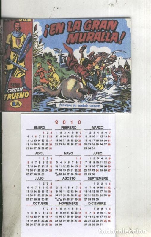 Postkarten: Calendario bolsillo 2010: El Capitan Trueno portada numero 016 - Varios