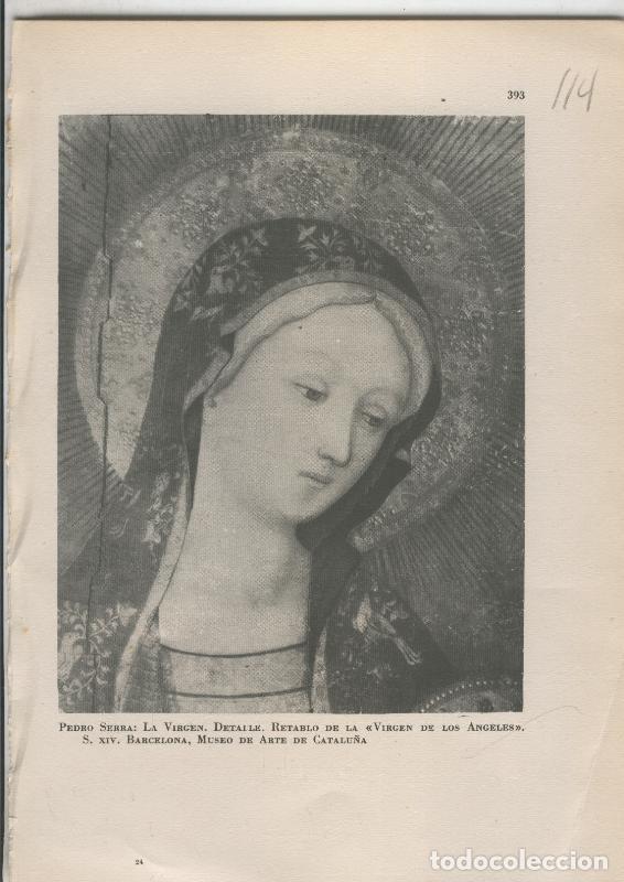 Postkarten: Arte Hispanico lamina numerada 114: Pedro Serra: La Virgen - Varios