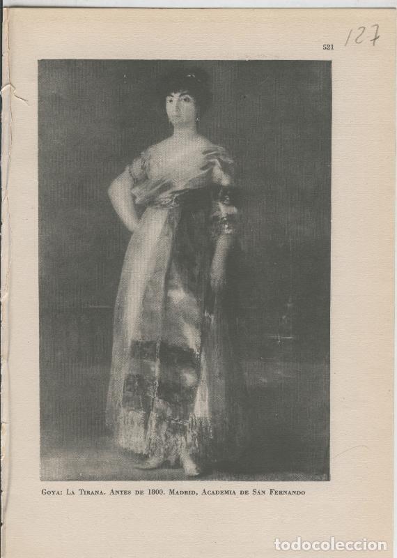 Postkarten: Arte Hispanico lamina numerada 127: Goya: La Tirana, academia de san Fernando, Madrid - Varios