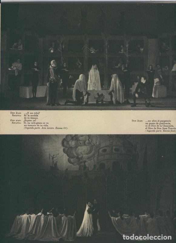 Postales: Don Juan Tenorio: Teatro Nacional Maria Guerrero (numerado 3 en primera pagina) - Varios