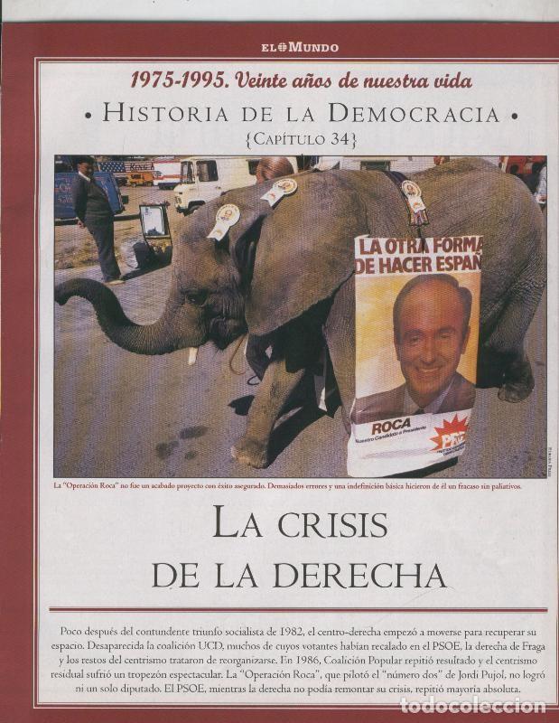 Postkarten: Historia de la Democracia 1975-1995: fasciculo numero 34: La crisis de la derecha - Varios