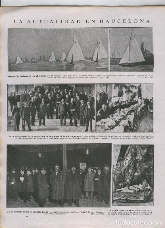 Postkarten: Nuevo Mundo numero 1513 del 19.1.1923: Regata Balandros puerto Barcelona - Varios