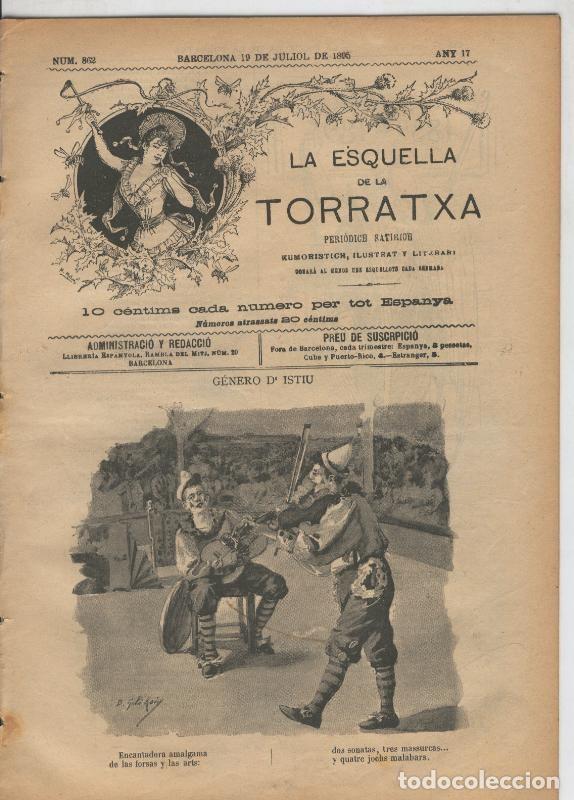 Cartoline: La esquella de la Torratxa numero 0862 del 19.7.1895 - Varios