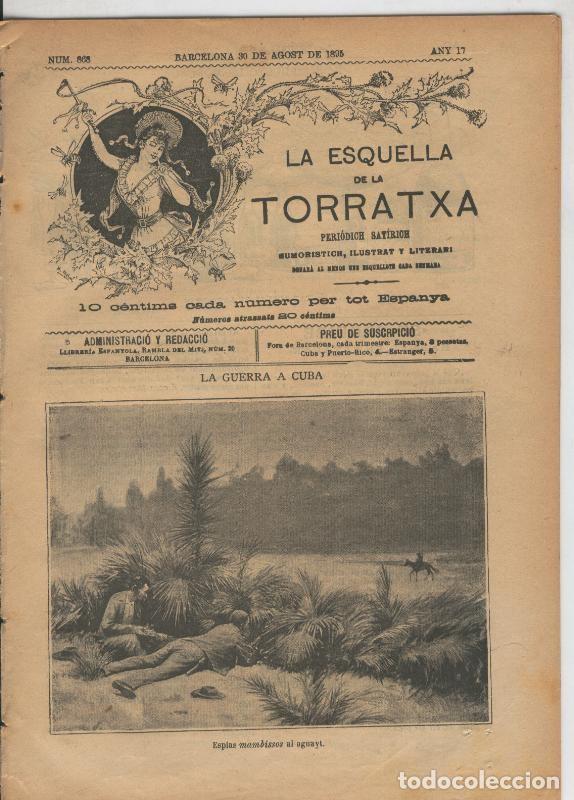 Postkarten: La esquella de la Torratxa numero 0868 del 30.8.1895 - Varios