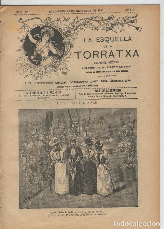 Postkarten: La esquella de la Torratxa numero 0871 del 20.9.1895 - Varios