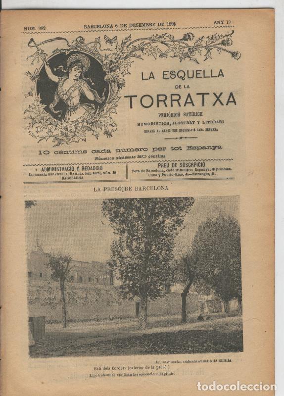 Cartoline: La esquella de la Torratxa numero 0882 del 6.12.1895 - Varios