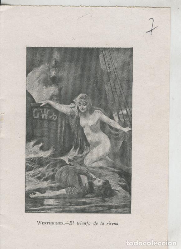 Postales: Wertheimer: El triunfo de la sirena - Varios - Foto 1