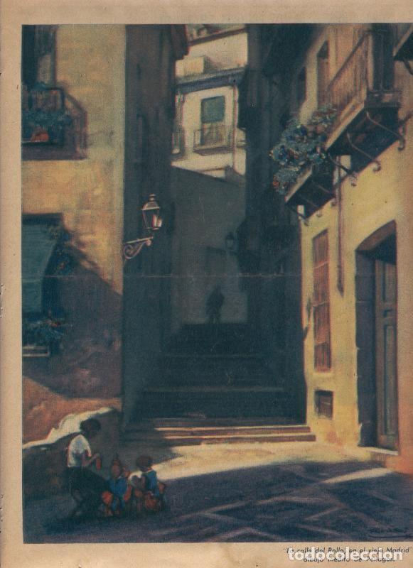 Postkarten: ABC 13 mayo 1956: Madrid: La calle del Rollo por Penagos - Varios