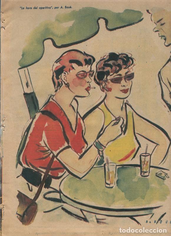 Postkarten: ABC 20 mayo 1956: Madrid: La hora del aperitivo por A.Boue - Varios
