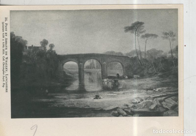 Postais: Turner lamina 09: Pont et abbaye de Whalley, Lancashire - Varios