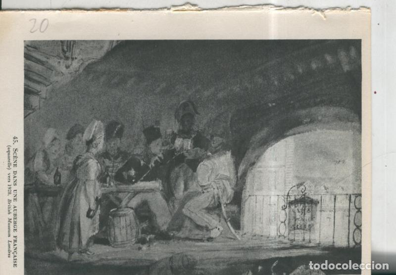 Cartes Postales: Turner lamina 20: Scene dans une auberge francaise - Varios