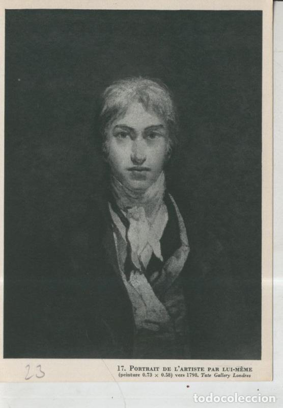 Postkarten: Turner lamina 23: Portrait de l artiste par Luis Meme - Varios