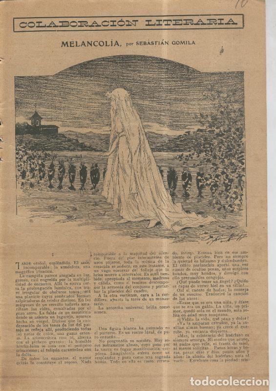 Cartoline: La Actualidad numero 368 (23.8.1913): Melancolia por Sebastian Gomila - Varios