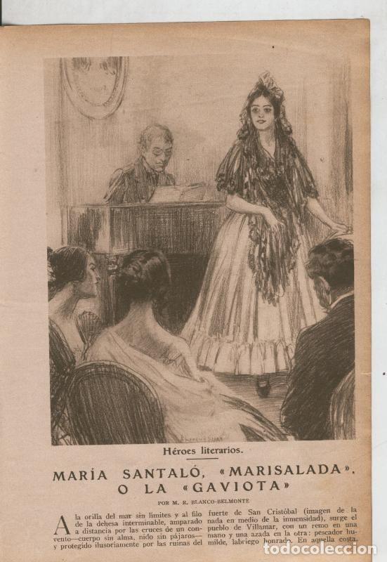Postkarten: Blanco y negro numero ?: Heroes Literarios: Maria Santalo por M.R..Blanco Belmonte - Varios