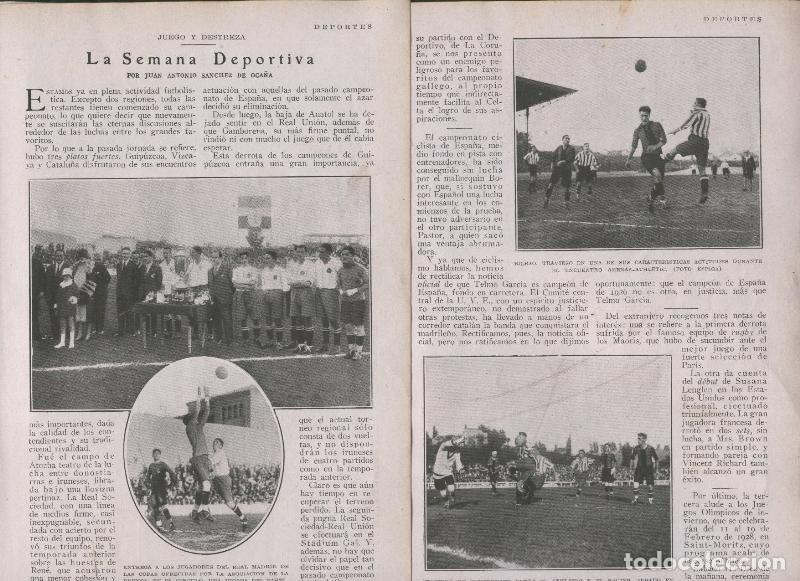 Postkarten: Blanco y negro numero ?: La semana deportiva por Juan Antonio Sanchez de Oca&ntilde;a - Varios