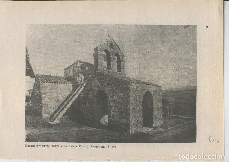 Postales: Arte Hispanico lamina numerada 003: Exterior Iglesia de Santa Comba en Bande, orense - Varios
