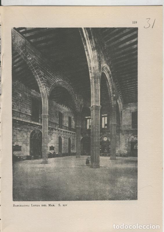 Postkarten: Arte Hispanico lamina numerada 031: Lonja del Mar, Barcelona - Varios