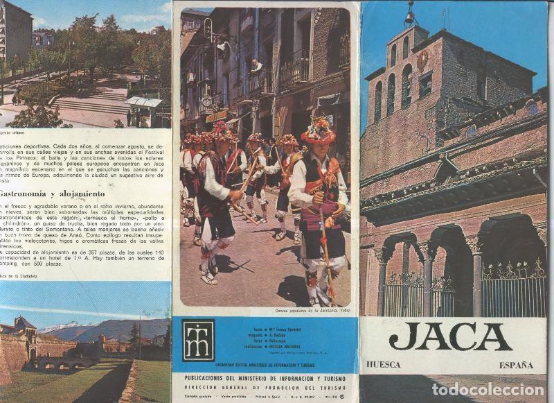 Postales: Triptico turistico de Jaca, Huesca - Varios - Foto 1