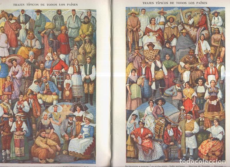 Postcards: Algunos trajes tipicos de Europa y America - Varios