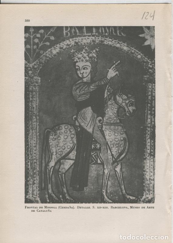 Postkarten: Arte Hispanico lamina numerada 124: Frontal de Mossoll, Cerde&ntilde;a - Varios