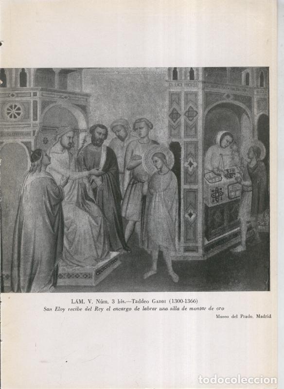 Postkarten: La coleccion Cambo, lamina 05: Taddeo Gaddi: San Eloy recibe del Rey - F.J.Sanchez Canton