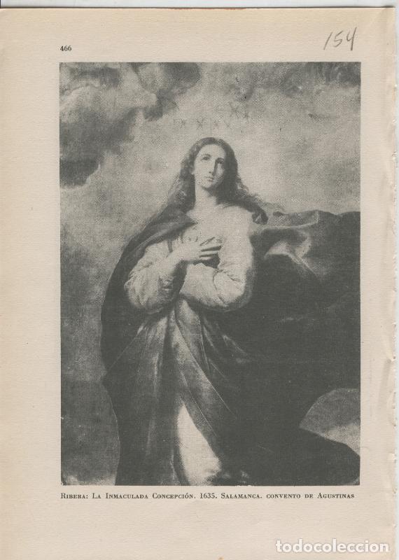 Postales: Arte Hispanico lamina numerada 154: Ribera: La Inmaculada Concepcion - Varios