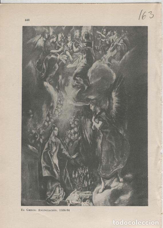 Postkarten: Arte Hispanico lamina numerada 163: El Greco: Anunciacion - Varios