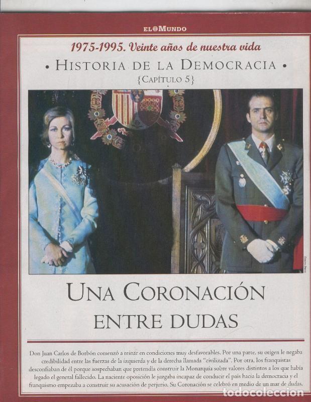 Cartoline: Historia de la Democracia 1975-1995: fasciculo numero 05: Una coronacion entre dudas - Varios