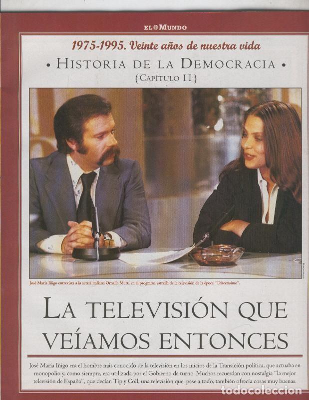 Cartoline: Historia de la Democracia 1975-1995: fasciculo numero 11: la television que veiamos entonces - Vario