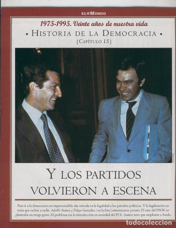 Cartoline: Historia de la Democracia 1975-1995: fasciculo numero 15: Y los partidos volvieron a escena - Varios