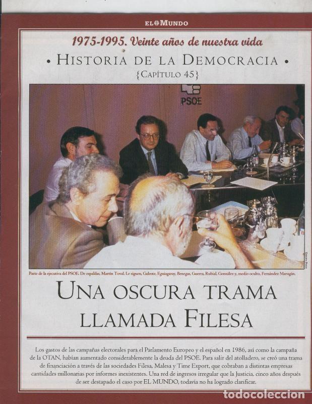 Postcards: Historia de la Democracia 1975-1995: fasciculo numero 45: Una oscura trama llamada Filesa - Varios