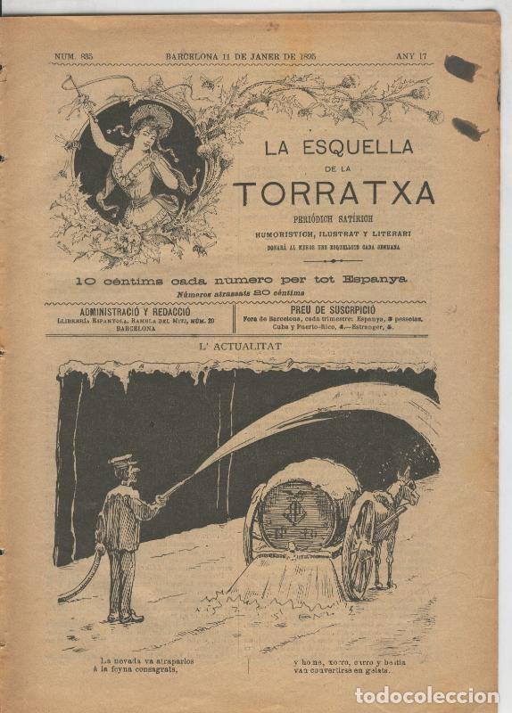 Postcards: La esquella de la Torratxa numero 0835 del 11.1.1895 - Varios