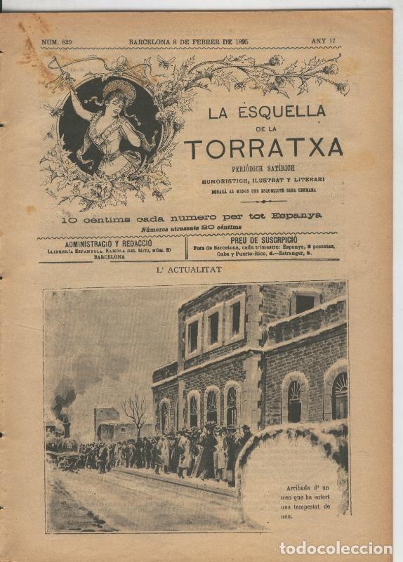 Postcards: La esquella de la Torratxa numero 0839 del 8.2.1895 - Varios